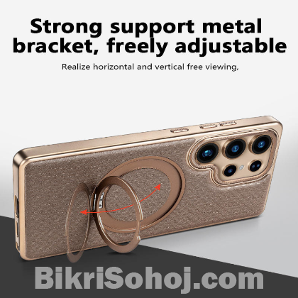 Samsung S25 Ultra কেস | হাতে পেয়ে পেমেন্ট 360° স্ট্যান্ড